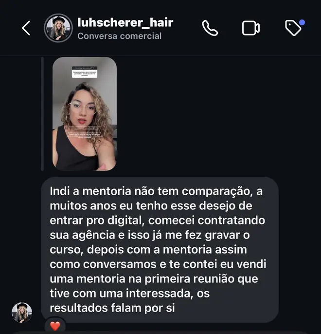 Marlene: já fiz duas vendas e mais duas reservas de dois kits