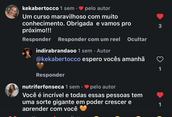 kekabertocco e nutriferfonseca: um curso maravilhoso, com muito conhecimento
