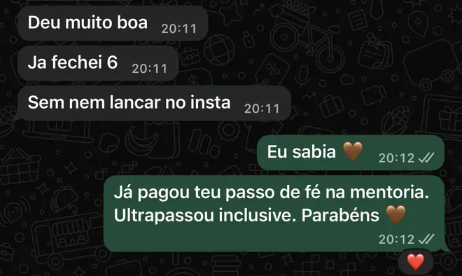 Studio Natasha Taranto: fechei uma mentoria, fiz personalizada